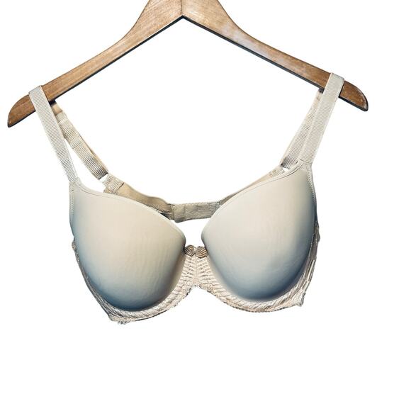 Wacoal La Femme Bra Nude Beige Underwire T Shirt Side Smoothing 853117 36DD - Picture 1 of 9